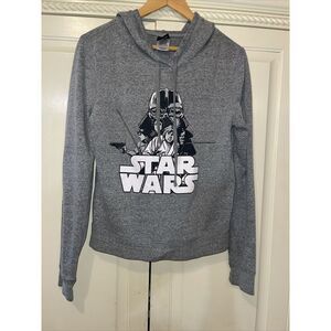 Star Wars Return Of the Jedi Gray‎ Hoodie Sweatshirt - Youth Medium  (7/9) Boys
